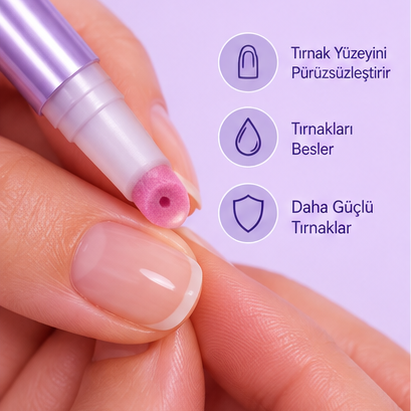 İLVENAILS 3'ü 1 Arada Bakım Kalemi