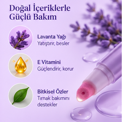 İLVENAILS 3'ü 1 Arada Bakım Kalemi